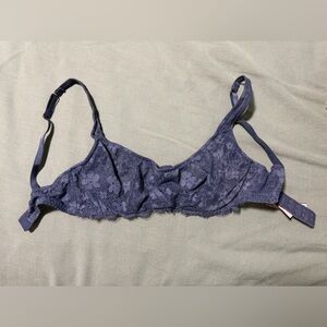Victoria's Secret Lace Bralette in Deep Blue